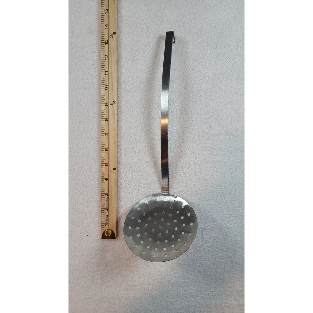 Vintage Stainless Steel Ladle With Hook Resturant,‎ Korea, Kalian